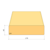 45X170 BYGGREGEL C14 IMP NTR/A 5,4M