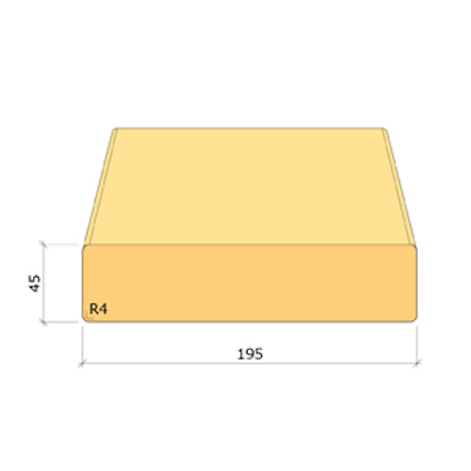 45X195 BYGGREGEL C14 IMP NTR/A 5,4M