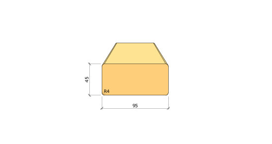 K-VIRKE C24 GRAN 45X95 MM - 