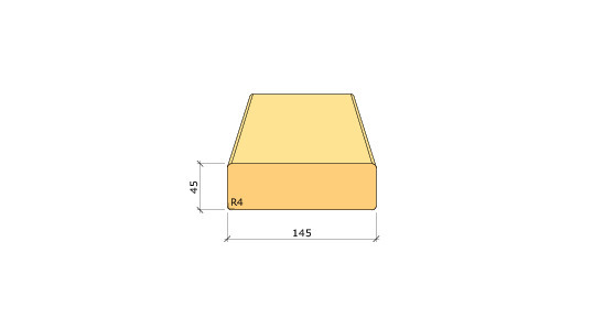 K-VIRKE C24 GRAN 45X145 MM - 