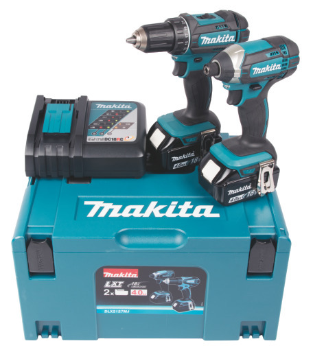 KOMBOKIT DLX2127MJ MAKITA DDF482 DTD152 2X4AH DC15RC MAK - 