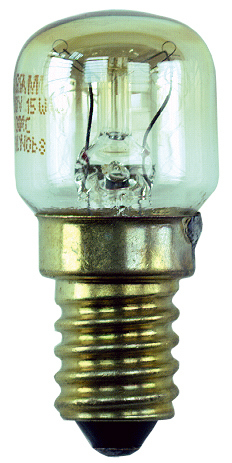 UGNSLAMPA, 300°C, PÄRONFORM, KLAR, OSRAM - OSRAM