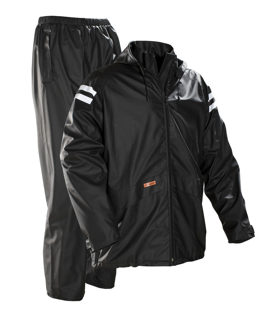 ALLVÄDER REGNSTÄLL SVART - Jobman Workwear