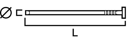 DYCKERT 16 BANDAD ELFÖRZINKAD BANDAD 1,57X40MM 2500ST