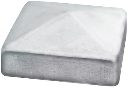 STOLPLOCK VARMGALVAT STÅL 71X71 MM