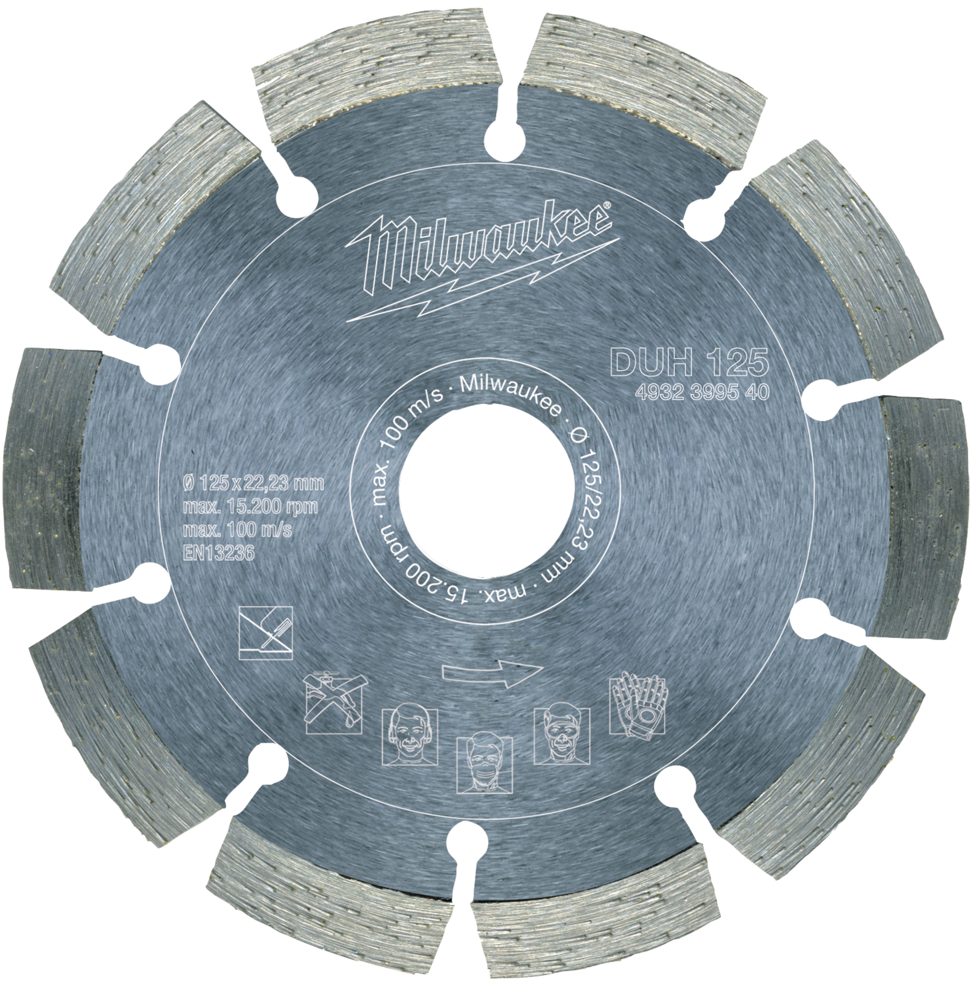 DIAMANTSKIVA DUH 125X22,2  - Milwaukee