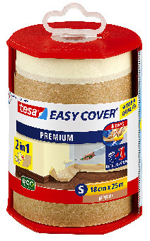 MASKERING EASY COVER 57011 TESA REFILL PAPPER 180MMX25M - Tesa
