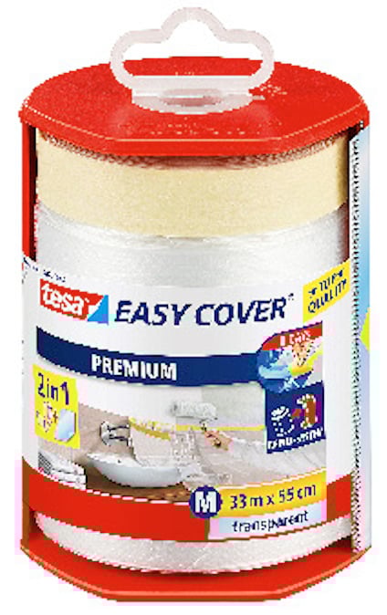 MASKERING EASY COVER 57011 TESA REFILL PAPPER 180MMX25M