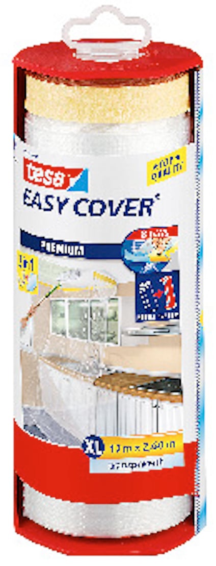 MASKERING EASY COVER 57011 TESA REFILL PAPPER 180MMX25M