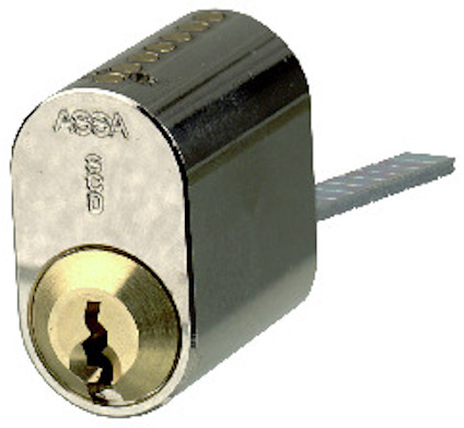 CYLINDER 1209 ASSA MED 3 NYCKLAR MATTFÖRKROMAD