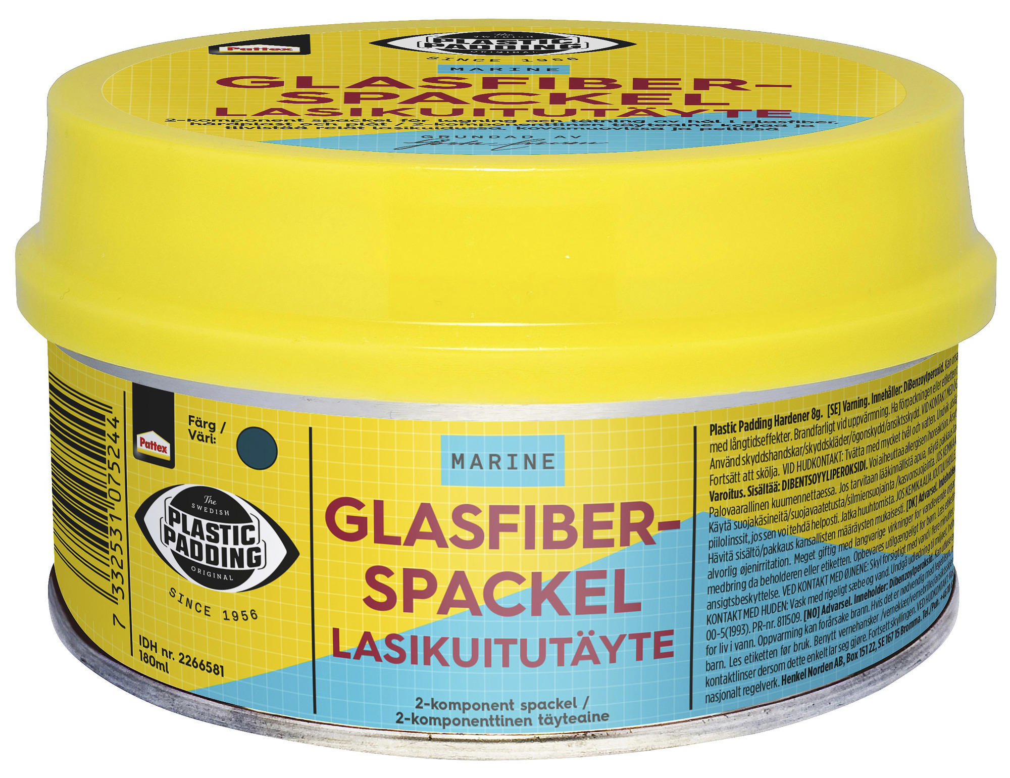 SPACKEL GLASIBER 180ML PLASTICPADDING GLASFIBERSPACKEL - Plastic Padding