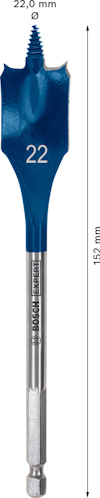 CENTRUMBORR SELFCUT 22X152MM