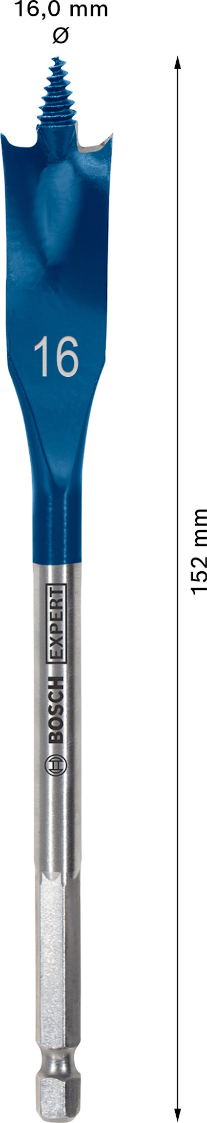 CENTRUMBORR SELFCUT 16X152MM