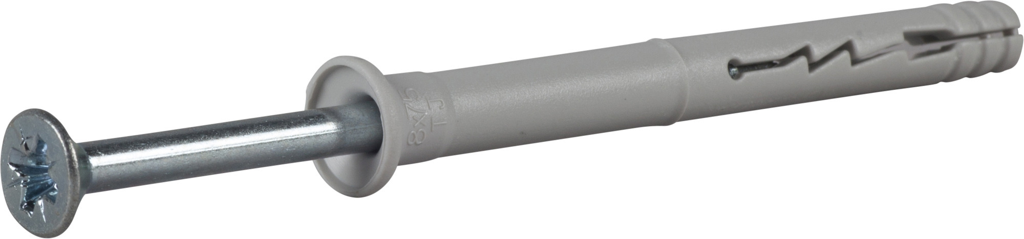 SPIKPLUGG MED FÖRSÄNKT KRAGE, BLANKFÖRZINKAD - ESSVE