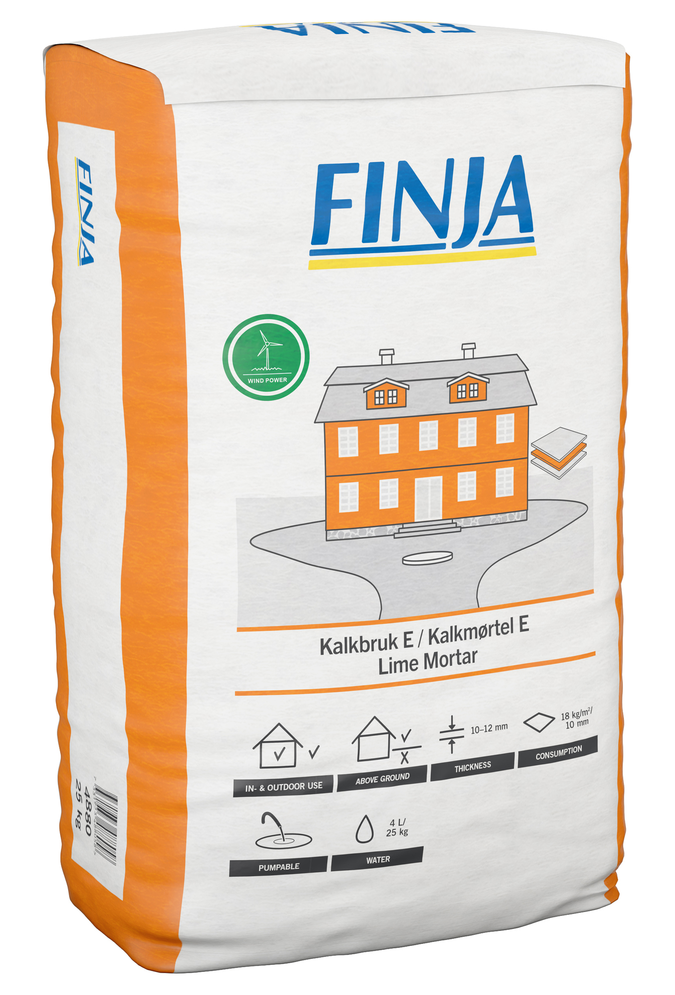 KALKBRUK E 0-3 MM, PUMPBART - Finja