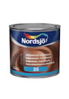 Färgburk från Nordsjö med texten "Möbellack halvblank" och nummer "35".