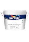 Vit burk med texten "Nordsjö Master Wall & Ceiling Primer".