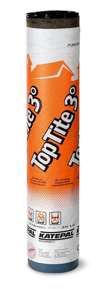 YTPAPP TOPTITE 3, SVART 100 CM X 7 M