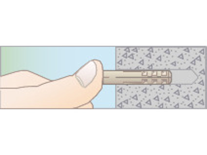 Tecknad illustration av en hand som håller i en kulspetspenna mot ett papper med matematiska formler.