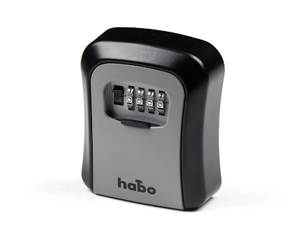 NYCKELSKÅP 103 SVART/ALU 115X95 MM