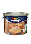 Burk med Nordsjö Tinova Träolja Traditional Tixett Transparent Exterior.