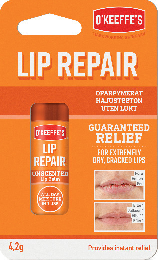 LÄPPBALSAM OKEEFFES LIP REPAIR 42 GR - O'Keeffe's