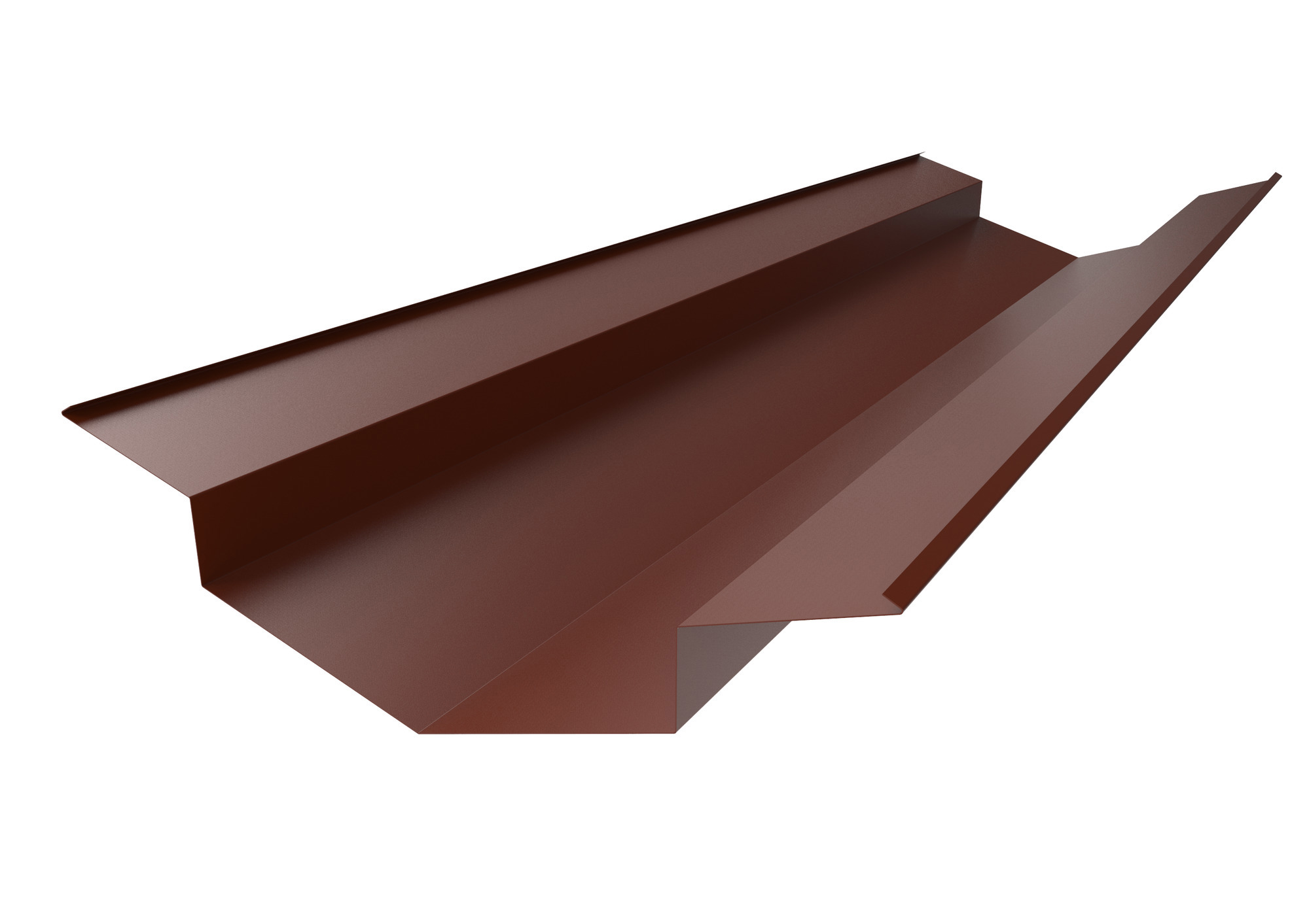 RÄNNDALSPLÅT RDF FÖRSÄNKT TEGELRÖD 742 HBP. 150X2000MM - Lindab