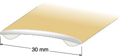 SKARVLIST 30 MM GULD 100CM NR 8 SJÄLVHÄFTANDE - Duri