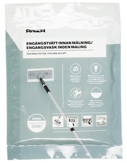ENGÅNGSTVÄTT FÖR VÄGG & TAK 