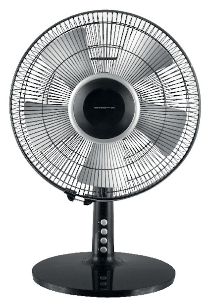 KALLUFTSFLÄKT BORD 30CM SVART 40W