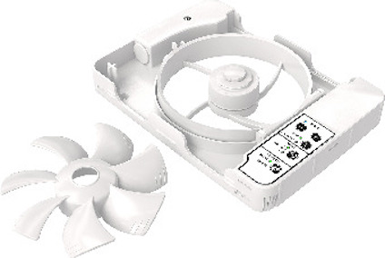 BADRUMSFLÄKT INTELLIVENT FRESH S VIT