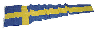 KORSVIMPEL SVERIGE POLYESTER 300-50CM - 