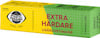 Förpackning av Plastic Padding extra härdare med text på svenska och finska.