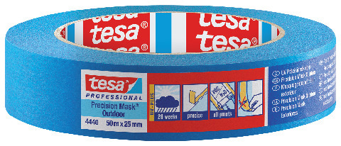 MASKERINGSTEJP BLÅ OUTDOOR UV-BESTÄNDIG 50M - Tesa