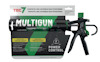 Fogpistol med svart och grön design, märkt "MULTIGUN" och "POWER CONTROL", förpackad i kartong med informationsetiketter.