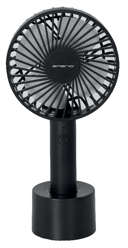 KALLUFTSFLÄKT BORD 10CM SVART 3W - Emerio