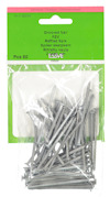 Förpackning med 60 räfflade spikar. Text inkluderar "Grooved Nail" och art.nr "52206".