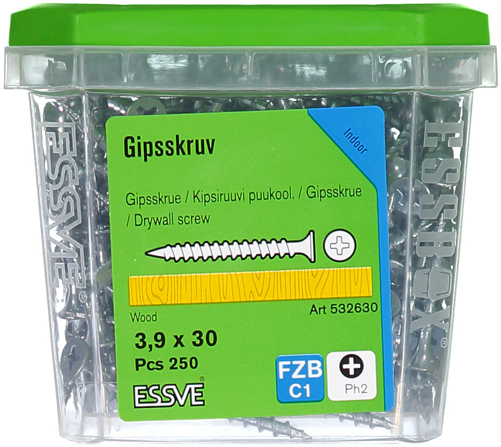 GIPSSKRUV TRÄ FZB - ESSVE