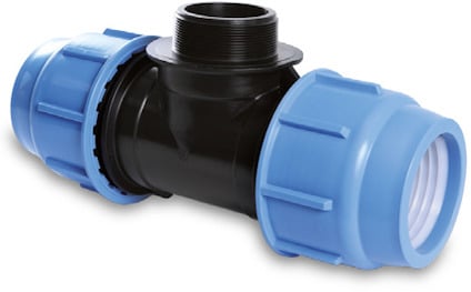 PEM T-RÖR 32XR25 PLAST UTV GÄNGA