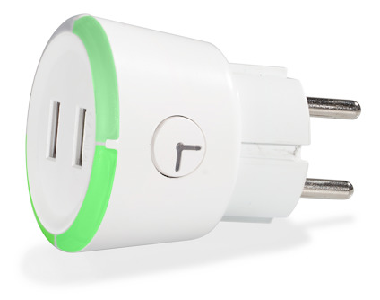 USB LADDARE 2-VÄGS RUND M NEDRÄKNINGSTIMER 1-4H CAPIDI