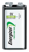BATTERI LADDBART 9V/HR22 1P 175 MAH ENERGIZER