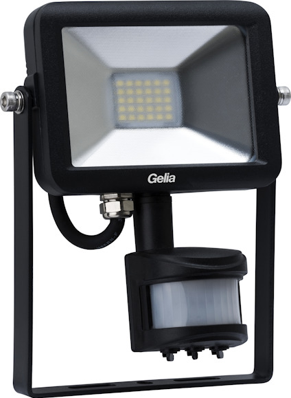 STRÅLKASTARE LED 20W SV M IR IP44 0.5M KABEL M STICKPROPP