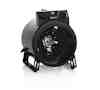 VÄRMEFLÄKT 2KW 230V IP44 RUND 200M3/H SVART