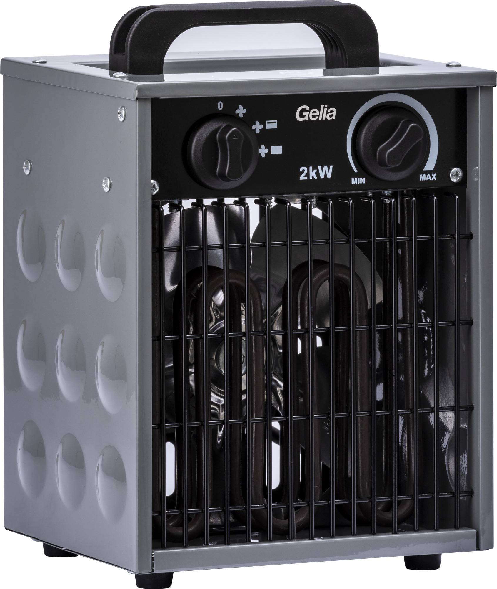 VÄRMEFLÄKT BYGG 2 KW 230 V IP24 FLÄKT-1000-2000 W - Gelia