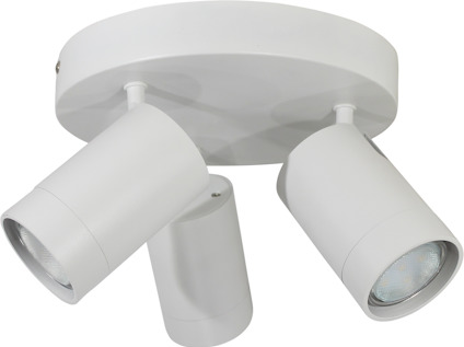 TAKLAMPA/RONDELL 3 SPOT VIT GU10 EXKL LJUSKÄLLA ÄLÖ