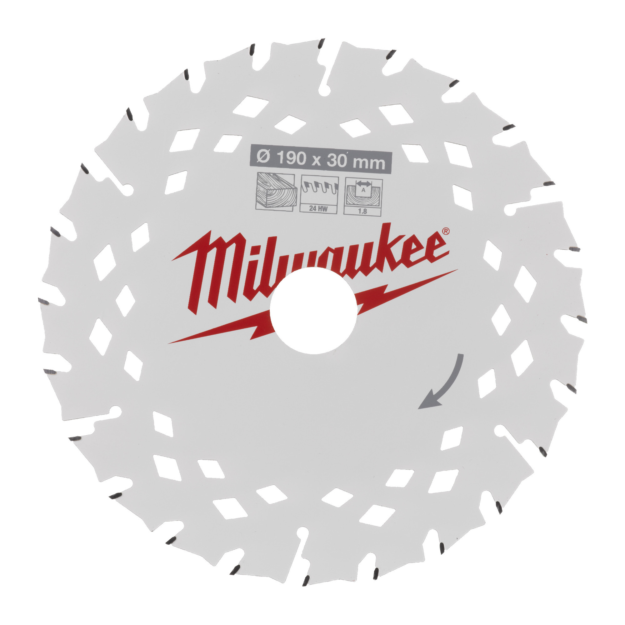 CIRKELSÅGKL W190X30X1,8X24 - Milwaukee
