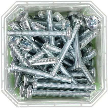 MASKINSKRUV KULLRIGT HUVUD DIN7985 FZB M6X50 50ST