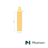 Diagram över en blyertspenna med måtten 225 x 56 och logotypen Moelven i nedre högra hörnet.