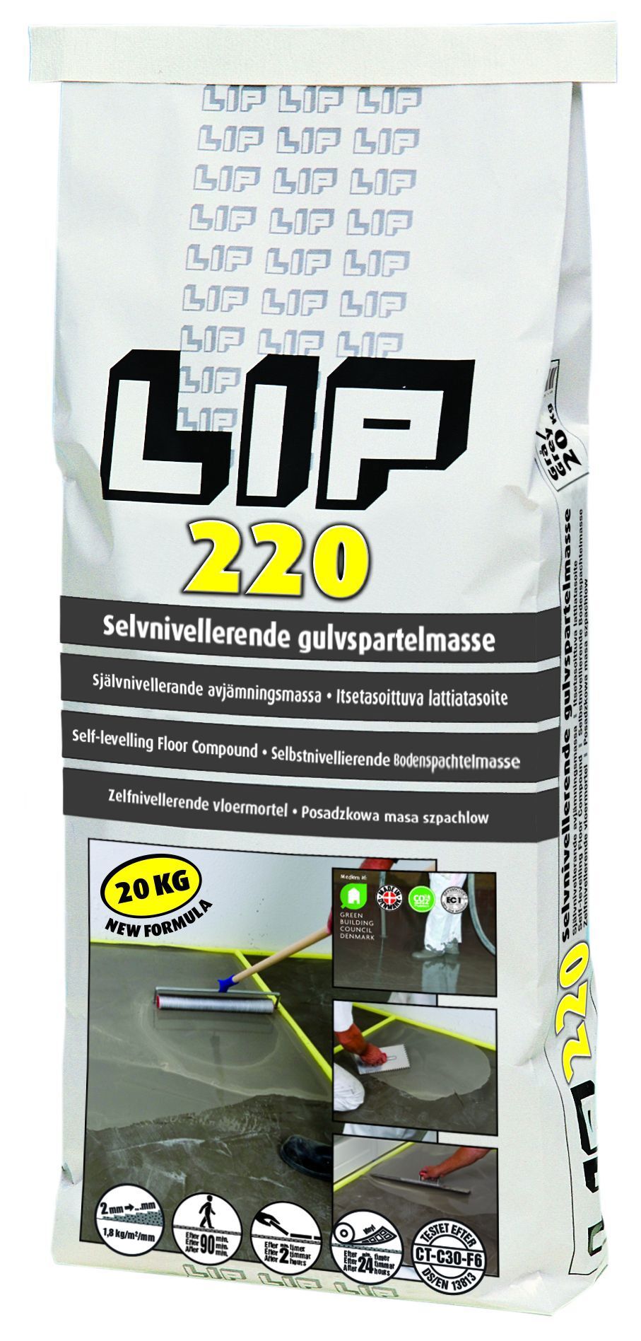 LIP 220 AVJÄMNINGSMASSA 20KG - LIP