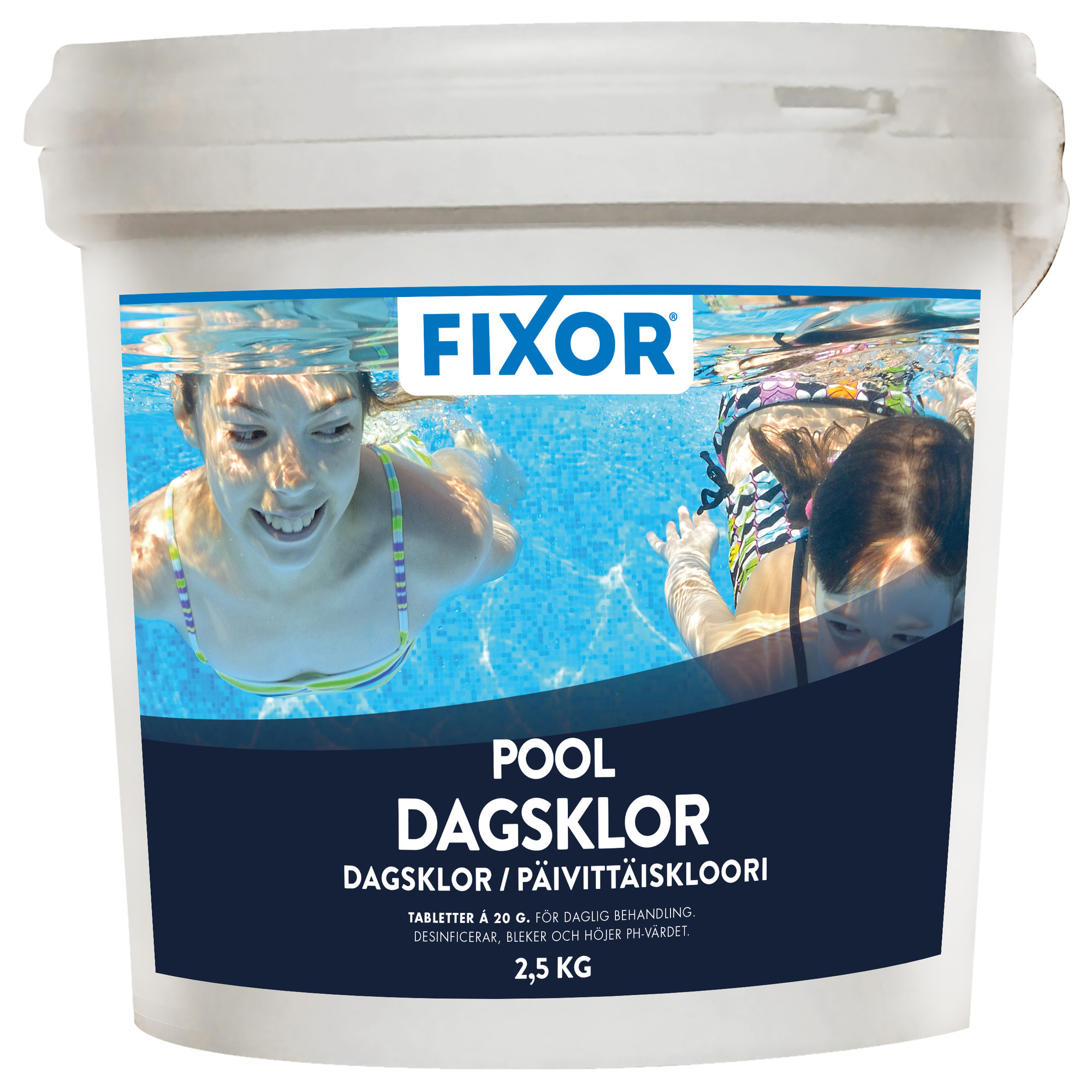 POOLKEMIKALIE DAGSKLOR 2,5 KG - 